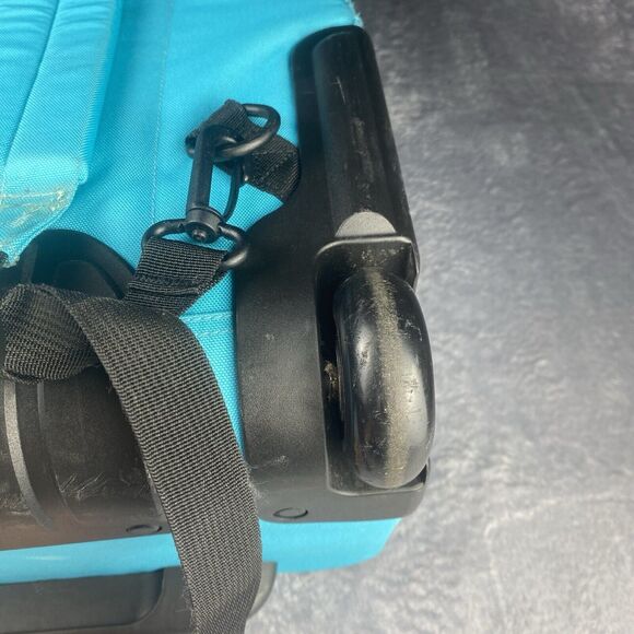 JanSport Driver 8 Rolling Backpack Travel Bag Carry On with Wheels Teal Blue - Picture 8 of 15